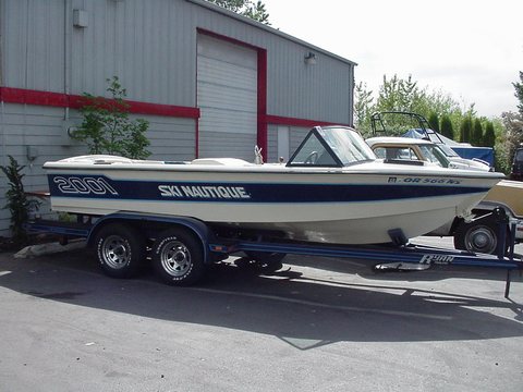 Boat at Gonyea's Marine Service